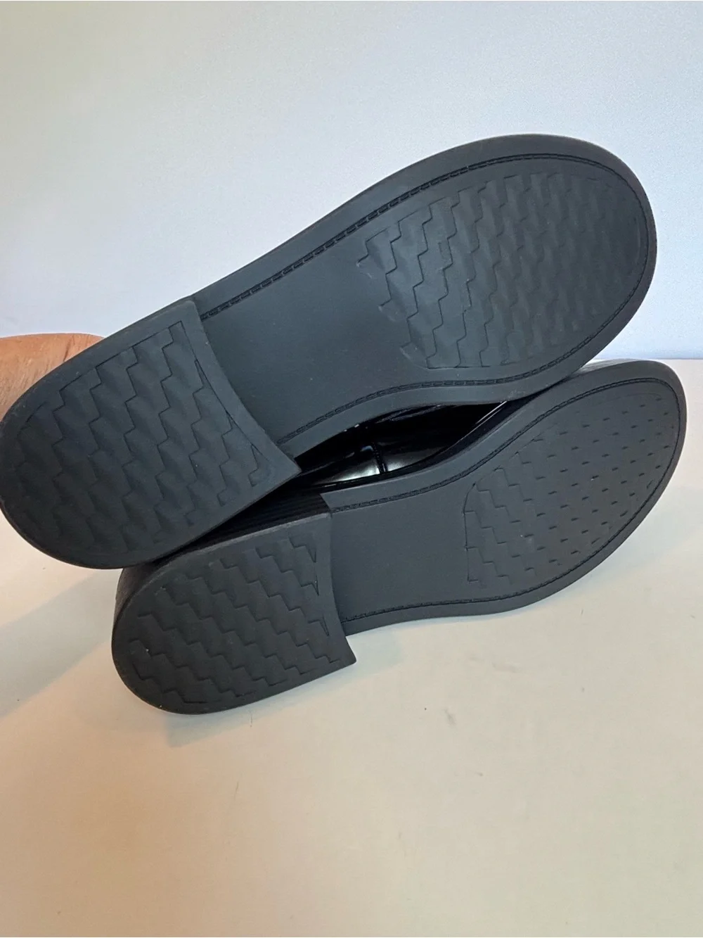 Madden Girl Cecilly Black Patent Penny Loafers Shoes Women’s Size 8.5 NIB